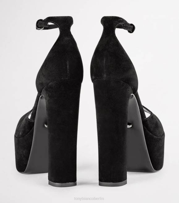 Plateau-Absätze| de Tony Bianco Frauen Jayze-Heels schwarzes Wildleder 462411